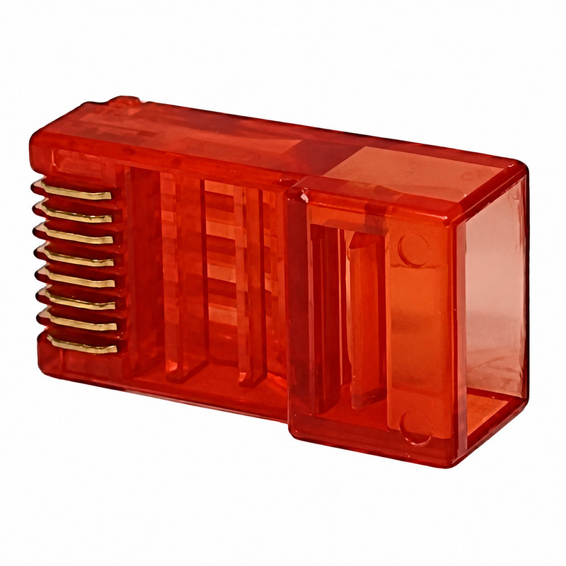 سوکت شبکه Cat6 مدل RJ45 بسته 50 عددی
