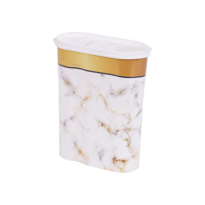 ظرف پودر رختشویی رزگلد طرح مرمر مدل ۴