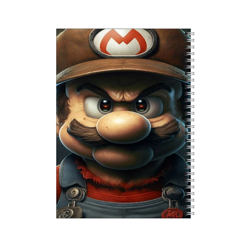 دفتر مشق 50 برگ بامبیلیپ طرح سوپر ماریو بی اعصاب کد 0587008
