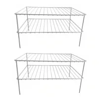 ارگانایزر دوطبقه کابینت و کشو مدل راف مجموعه 2 عددی