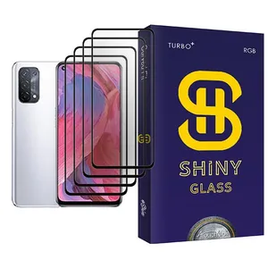 Atouchbo Shiny Glass MIX004 Screen Protector For Oppo A74 5G Pack Of 4