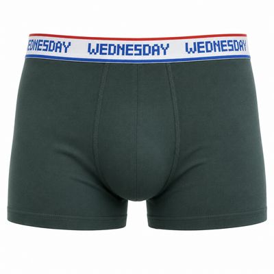 شورت باکسر مردانه لفتیز مدل آنتی باکتریال طرح Wednesday
