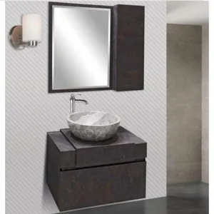 ست کابینت روشویی کاسپین مدل لاوین به همراه آینه و باکس