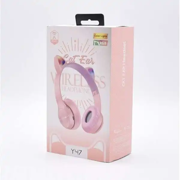 هدفون بی سیم مدل Cat-Ear Y47