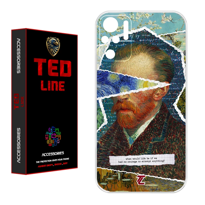 کاور تد لاین طرح ونگوگ کد 1115 مناسب برای گوشی موبایل شیائومی Redmi Note 10 4G / Note 10S / Poco M5S