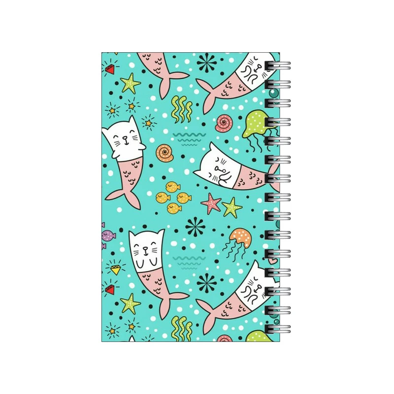 دفترچه یادداشت مدل to do list طرح گربه پری دریایی کد 3761820