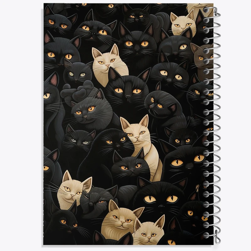 دفتر نقاشی 50 برگ خندالو طرح گربه (Cat) کد F977