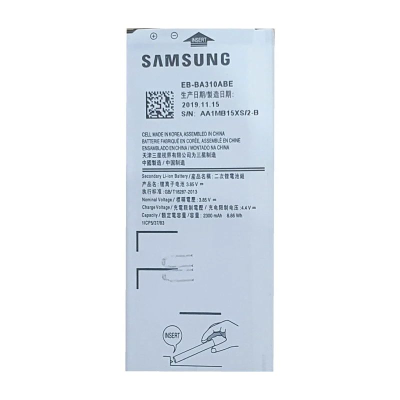 باتری موبایل مدل EB_BA310ABE ظرفیت 2300 میلی آمپر ساعت مناسب برای گوشی موبایل سامسونگ Galaxy A3 2016