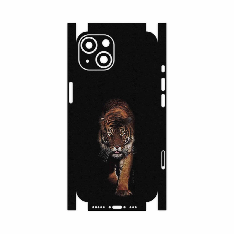 برچسب پوششی ماهوت مدل Wild-Tiger-FullSkin مناسب برای گوشی موبایل اپل iPhone 13