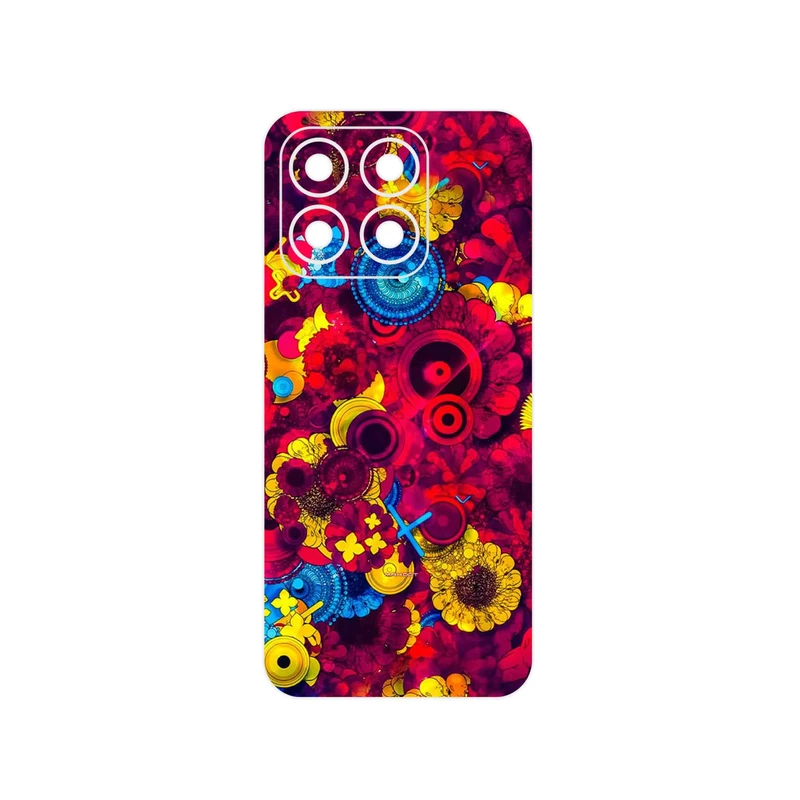 برچسب پوششی ماهوت مدل Vector Flower Garden Digital Art مناسب برای گوشی موبایل آنر X8b