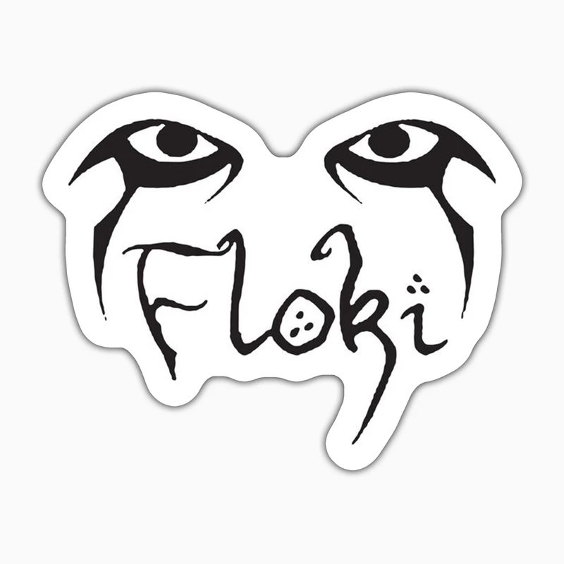 استیکر لپ تاپ و موبایل بووم طرح سریال Vikings مدل Floki کد UV039