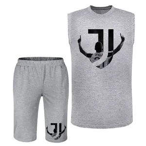 ست تاپ و شلوارک مردانه مدل رونالدو A411