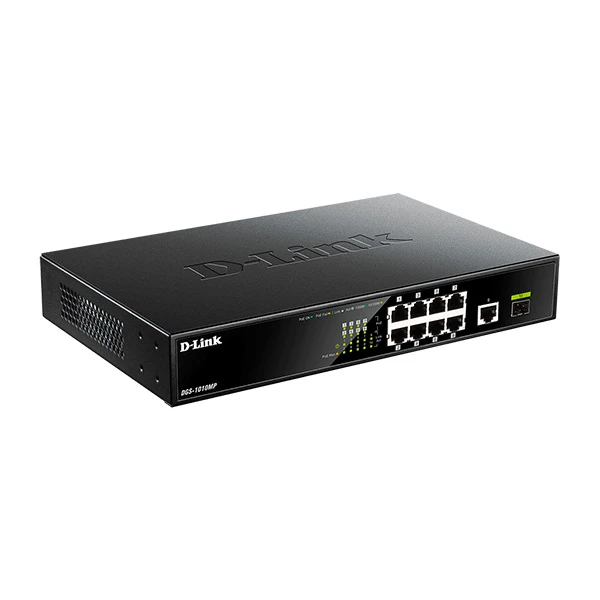 عکس شماره 2 : سوئیچ 10 پورت گیگابیت poe دی-لینک مدل dgs-1010mp