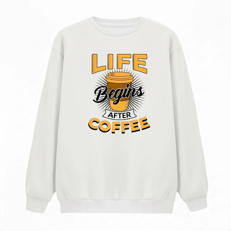 سویشرت زنانه مدل لیوان قهوه کد v19 