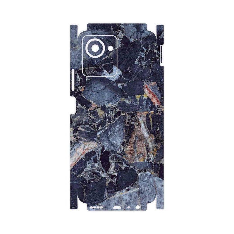 برچسب پوششی ماهوت مدل Broken black marble-FullSkin مناسب برای گوشی موبایل ریلمی C30s