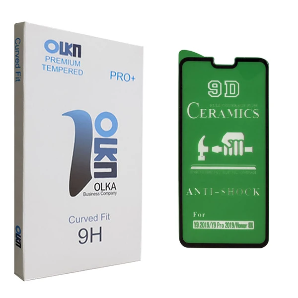 محافظ صفحه نمایش 9D الکا مدل +PRO مناسب برای گوشی موبایل هوآوی Y9 2019/آنر 8X