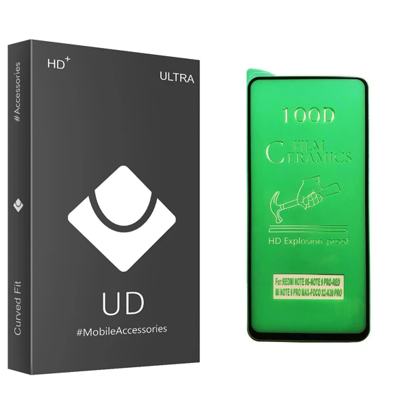 محافظ صفحه نمایش سرامیکی یو دی مدل ULTRA مناسب برای گوشی موبایل شیائومی Redmi Note 9 Pro