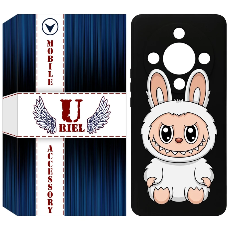 کاور یوریل مدل KSH کد 113 طرح عروسک لبوبو مناسب برای گوشی موبایل آنر X9b / X50 / Magic6 Lite