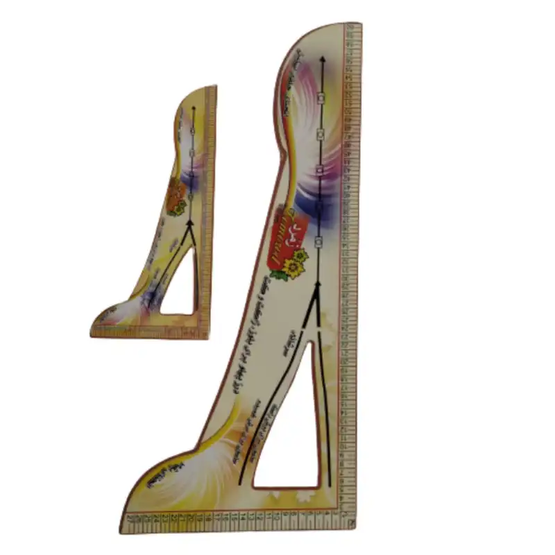 خط کش خیاطی زمرد مدل 02 مجموعه 2 عددی