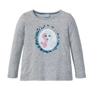 تی شرت آستین بلند دخترانه دیزنی مدل 5906780
