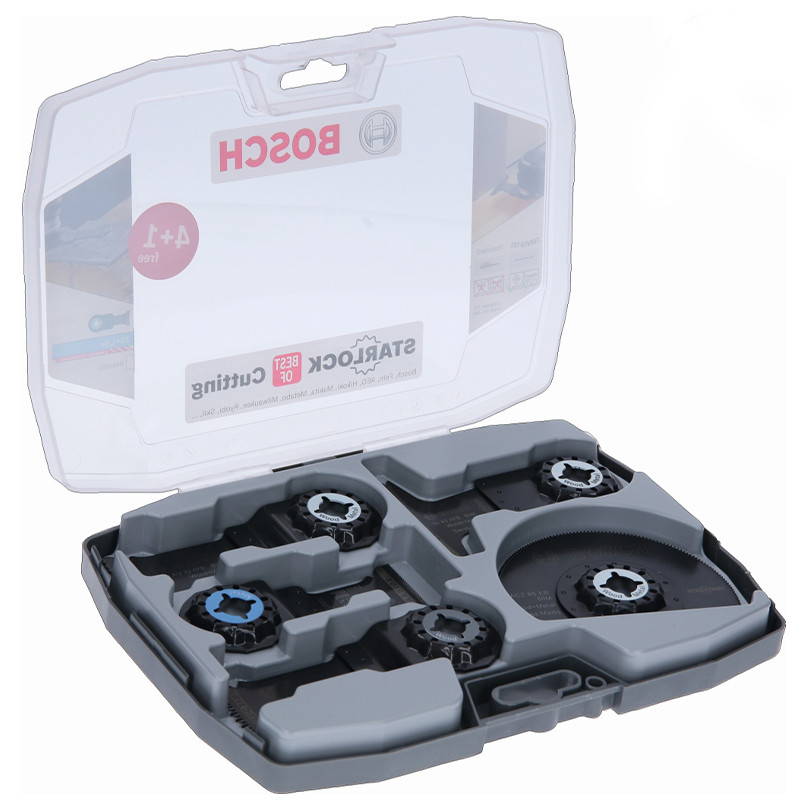 تیغ اره همه کاره بوش مدل Box Starlock 2608664131 مجموعه 5 عددی