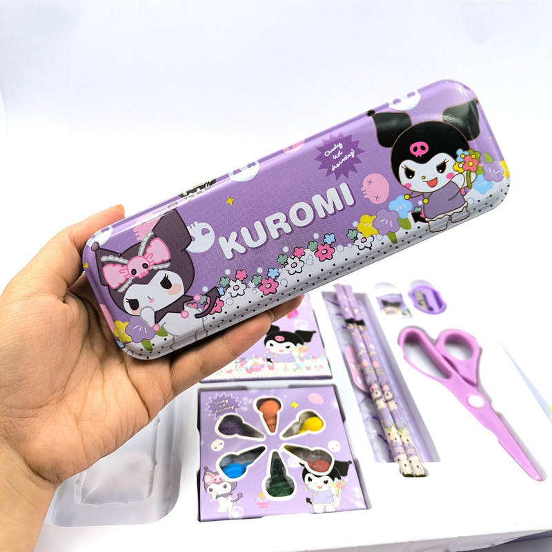 ست لوازم التحریر طرح کرومی بسته 19 عددی