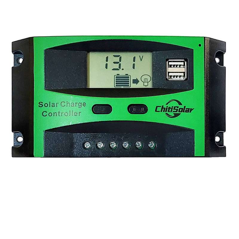 کنترل کننده دیجیتال شارژ خورشیدی چیتی سولار  مدل PWM-ADJ10