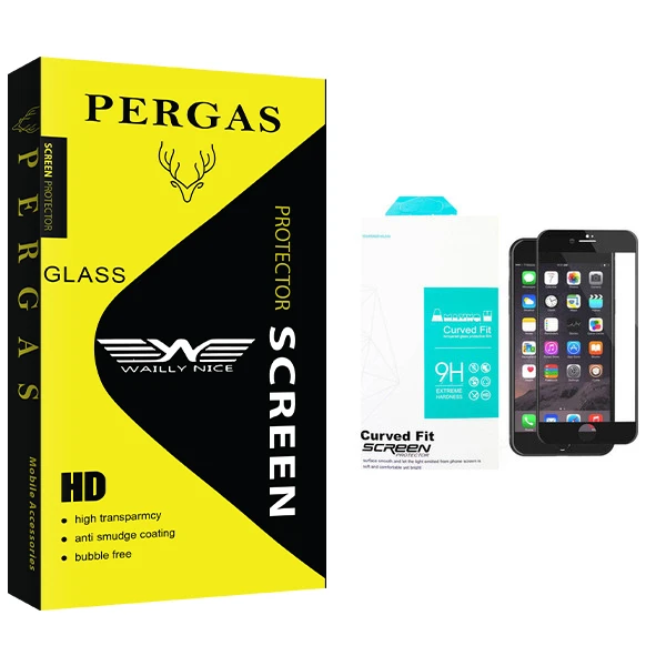 محافظ صفحه نمایش سرامیکی وایلی نایس مدل Pergas Glass مناسب برای گوشی موبایل اپل Iphone 8