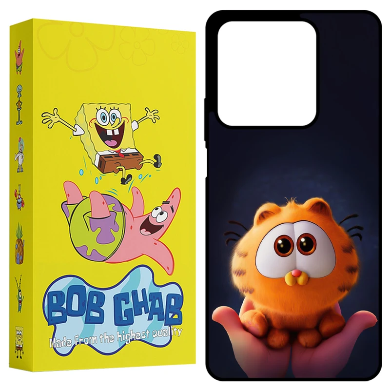 کاور باب قاب طرح گارفیلد مدل BCPN135 مناسب برای گوشی موبایل شیائومی Redmi Note 13 5G