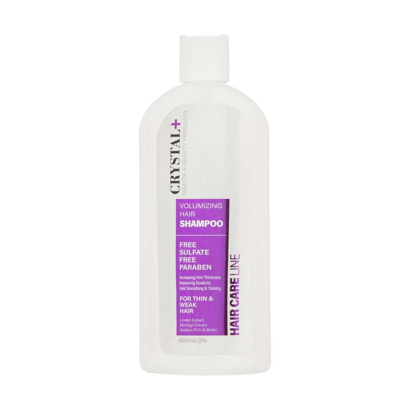 شامپو حجم دهنده مو کریستال مدل Hair Care Line حجم 400 میلی لیتر