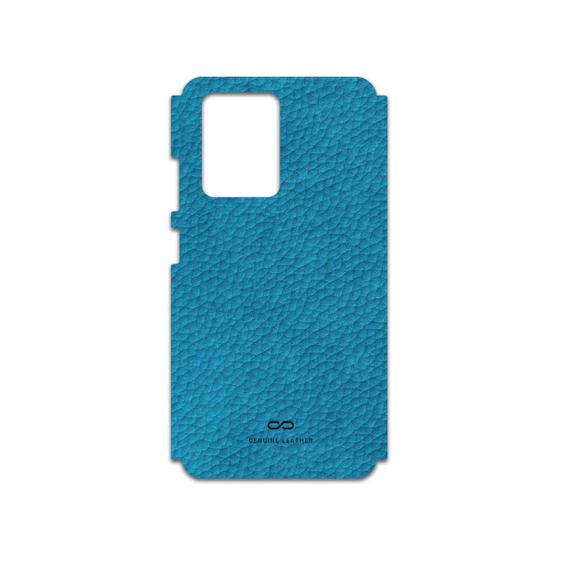 برچسب پوششی ماهوت مدل Blue-Leather مناسب برای گوشی موبایل شیائومی Redmi Note 12 Pro Plus