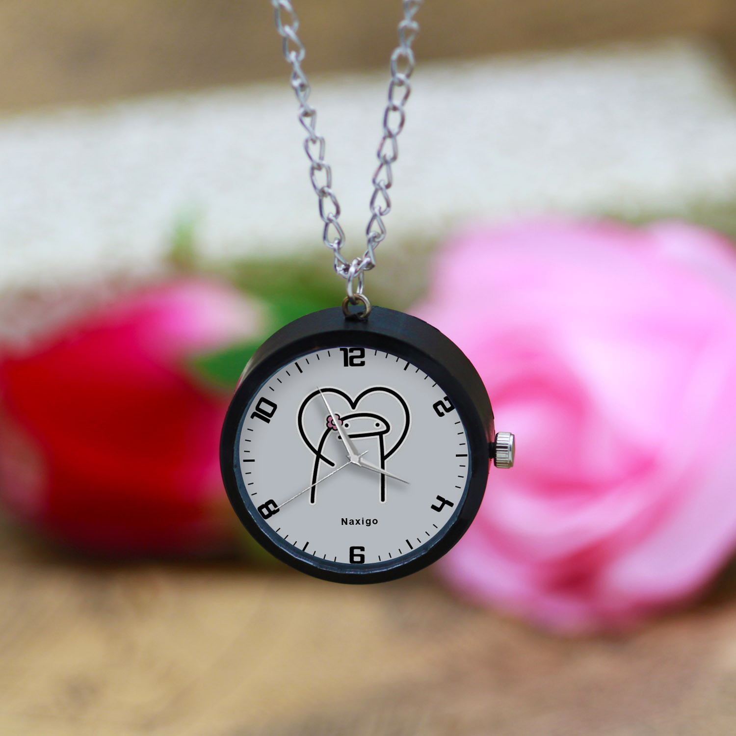 ساعت گردنبندی عقربه ای ناکسیگو مدل میقولی کد NF12686 ساعت گردنبندی عقربه ای ناکسیگو مدل میقولی کد NF12686