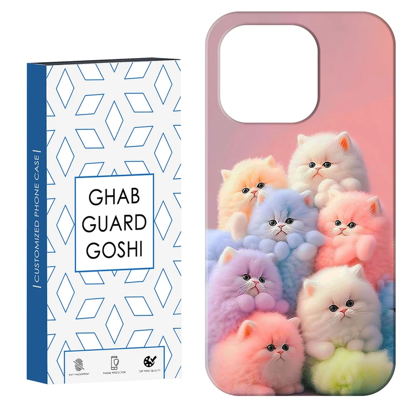 کاور قاب گارد گوشی طرح پیشی کد Dimo-361 مناسب برای گوشی موبایل اپل IPHONE 15 PRO MAX   