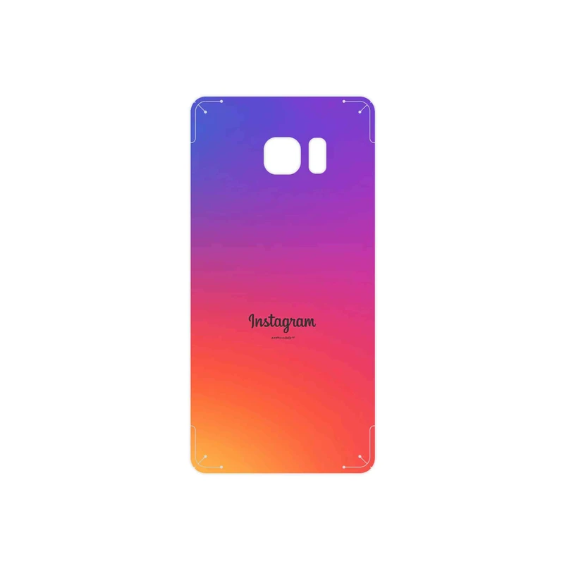 برچسب پوششی ماهوت مدل Instagram مناسب برای گوشی موبایل سامسونگ Galaxy Note 7