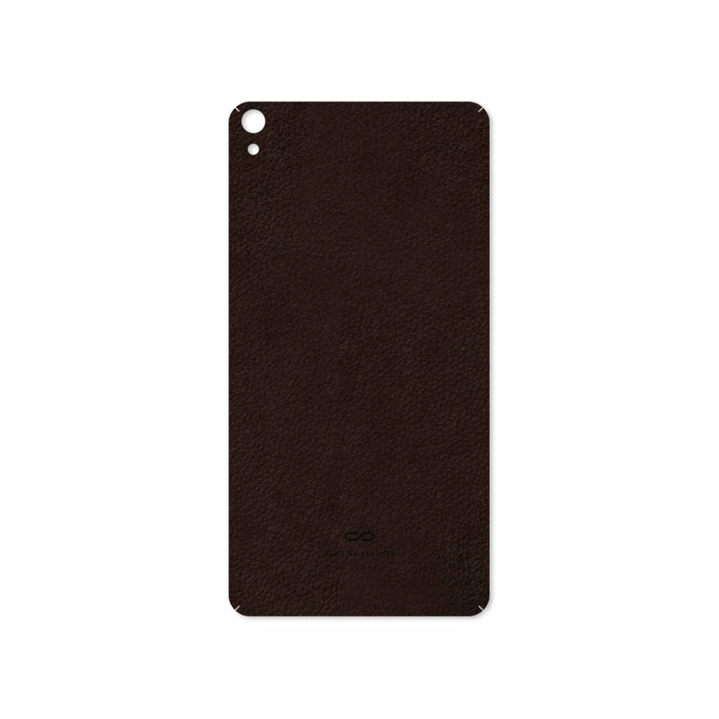 برچسب پوششی ماهوت مدل Dark-Brown-Leather مناسب برای تبلت لنوو Phab B1 2015