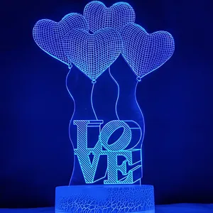 Zima Love 3D Night Light