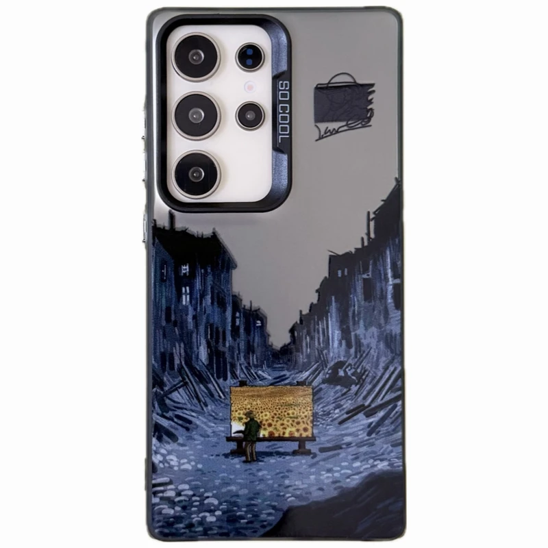 کاور مدل so cool طرح هنر ون گوگ مناسب برای گوشی موبایل سامسونگ Galaxy S24 Ultra
