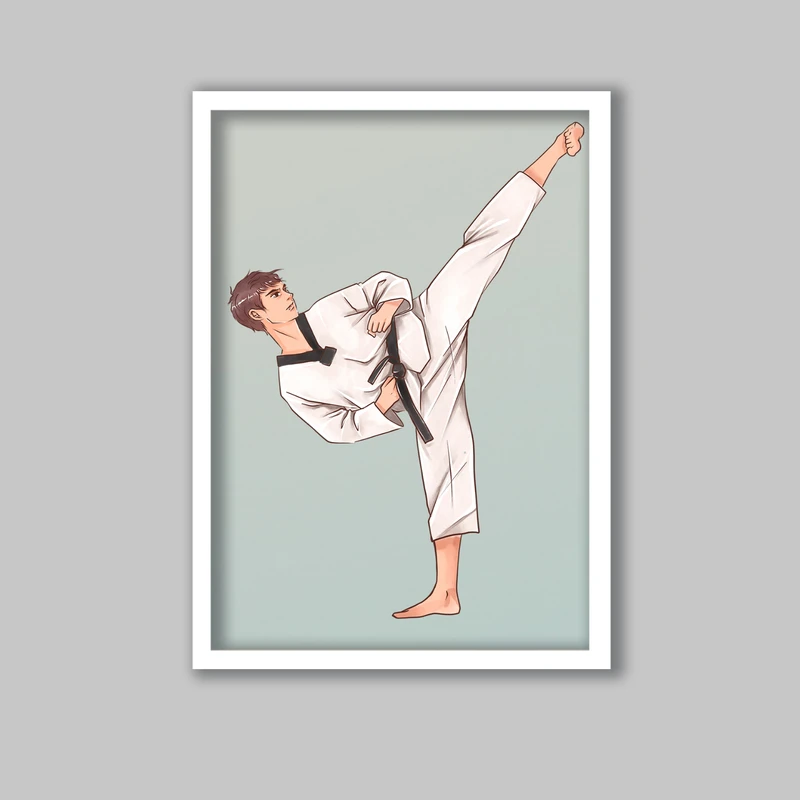 تابلو لیلیان طرح تکواندو کد LA-G10310