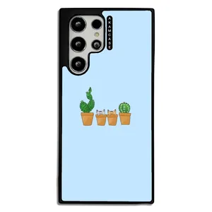 AKAM AMCWSGS22U-CACTUS9 Cover For Samsung Galaxy S21 Ultra