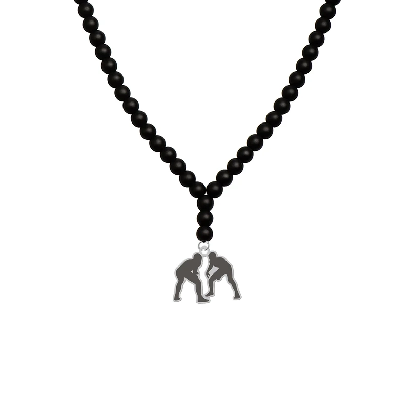 گردنبند هایکا مدل حرکت ورزشی گارد کشتی کد bg.jh 33