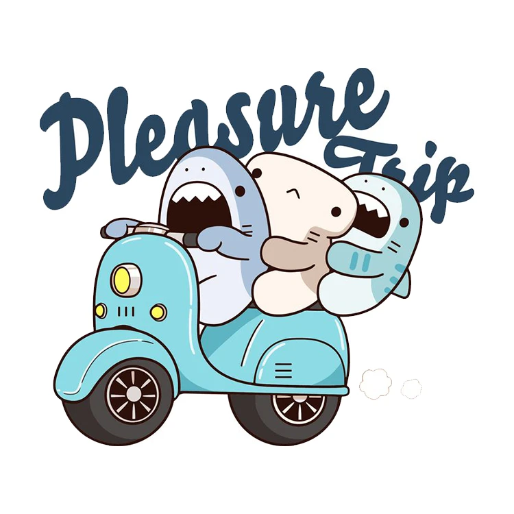 استیکر پارچه و لباس پاد آفرین مدل کارتونی کد 590