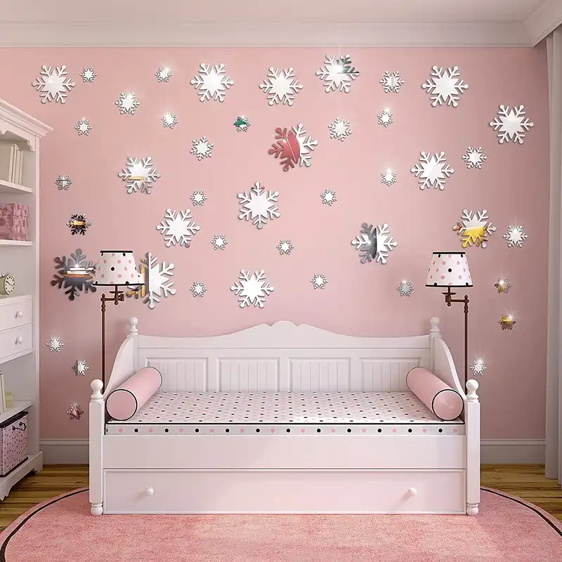 آینه پلکسی گلس آماتیس مدل دانه های برفی کد 2