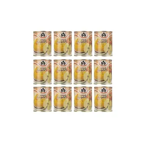 کمپوت سیب یک و یک - 370 گرم بسته 12 عددی