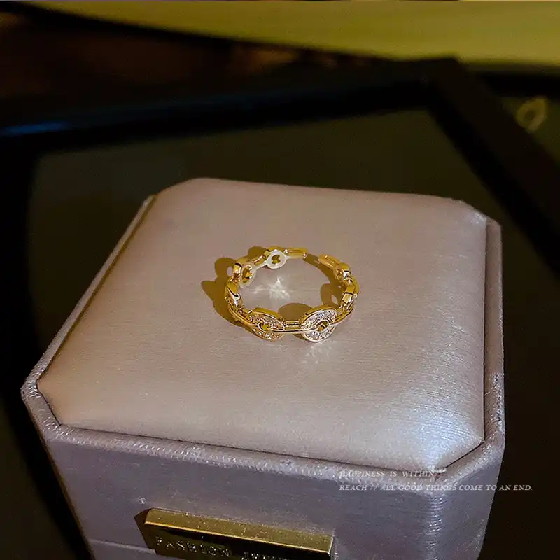 انگشتر زنانه مدل حلقه کد 00811