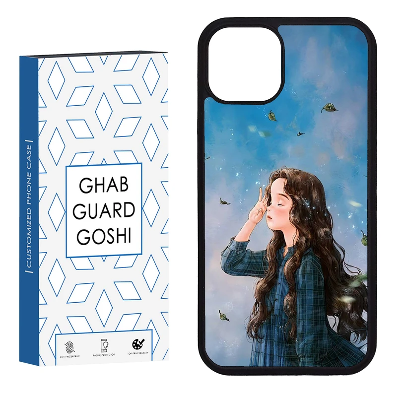 کاور قاب گارد گوشی طرح دخترانه کد FB-037 مناسب برای گوشی موبایل اپل iphone 13 / 14  