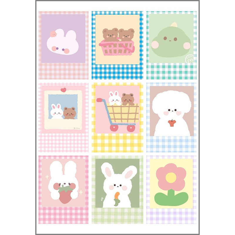 برچسب مدل پولارویدی طرح حیوانات