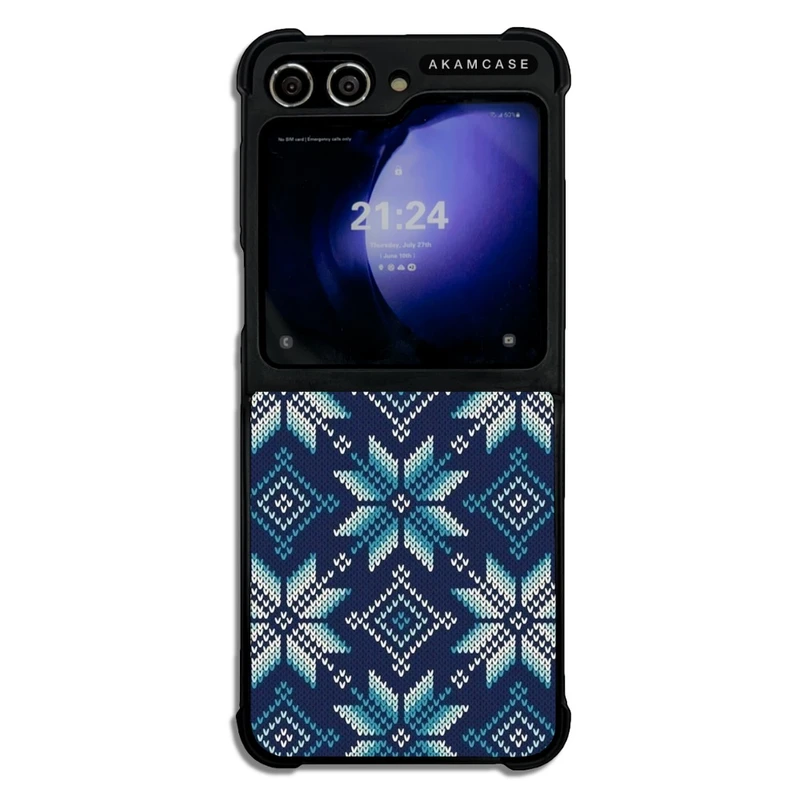 کاور آکام مدل AMC-WSGZFLIP5-WINTER FABRIC1 مناسب برای گوشی موبایل سامسونگ Galaxy Z Flip 5