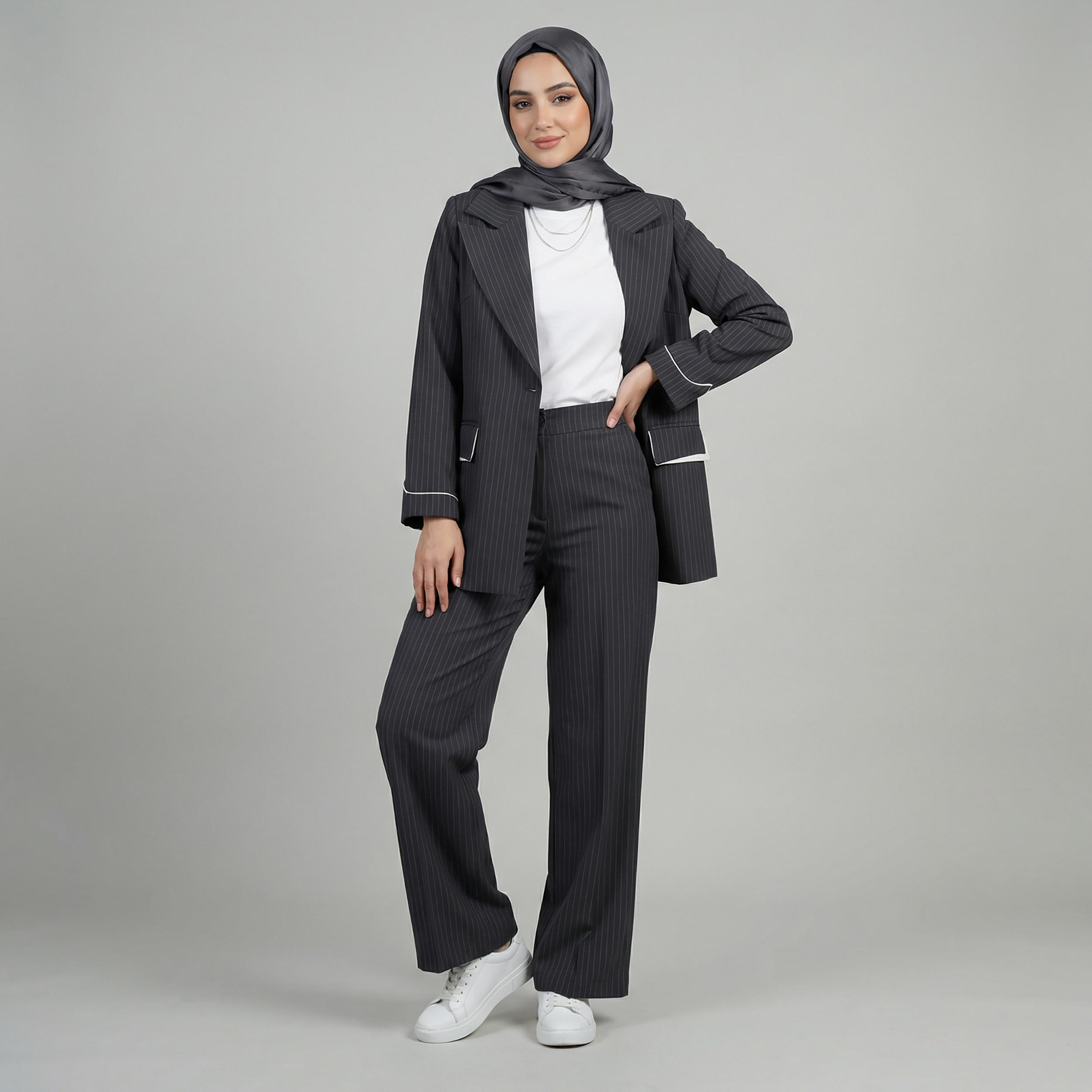 مانتو و شلوار زنانه السانا مدل ژانیا کد 231127