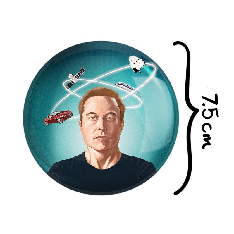 آینه جیبی خندالو طرح ایلان ماسک Elon Musk مدل تاشو کد 10914 آینه جیبی خندالو طرح ایلان ماسک Elon Musk مدل تاشو کد 10914