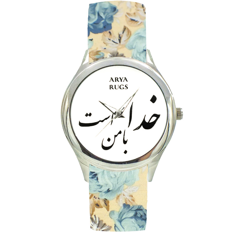 ساعت مچی عقربه ای زنانه مدل بند پارچه ای کد 4603